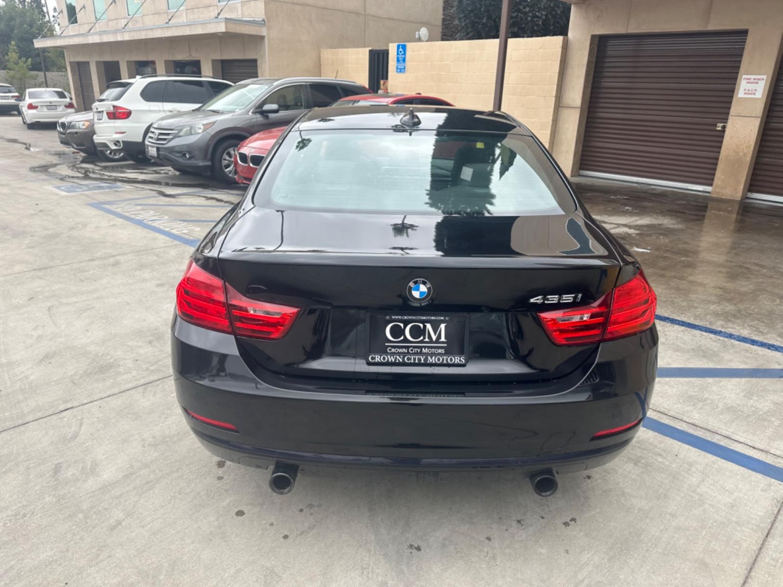 2015 Black BMW 4-Series 435i coupe (WBA3R1C55FK) with an 3.0L V6 DOHC 24V engine, 8-Speed Automatic transmission, located at 30 S. Berkeley Avenue, Pasadena, CA, 91107, (626) 248-7567, 34.145447, -118.109398 - Photo #3